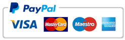 Paypal,Visa & Master Cards